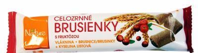 Brusinky celozrnné sušenky 65g