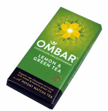 Čok.hořká zelený čaj a citron 35g Ombar