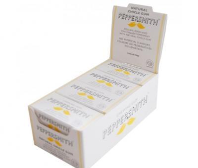 Peppersmith žvýkačka - Sicilský citron a máta kartonové balení 12ks