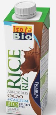 Rýžový nápoj s vápníkem a kakem ISOLA BIO 250 ml